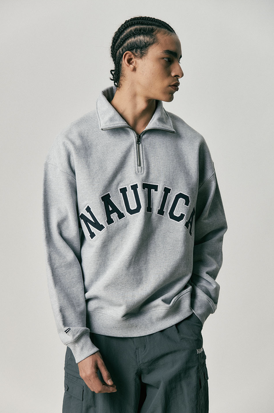 預購】NAUTICA Kr Arch Half Zip-up Sweatshirt 323 半拉鍊衛衣3色