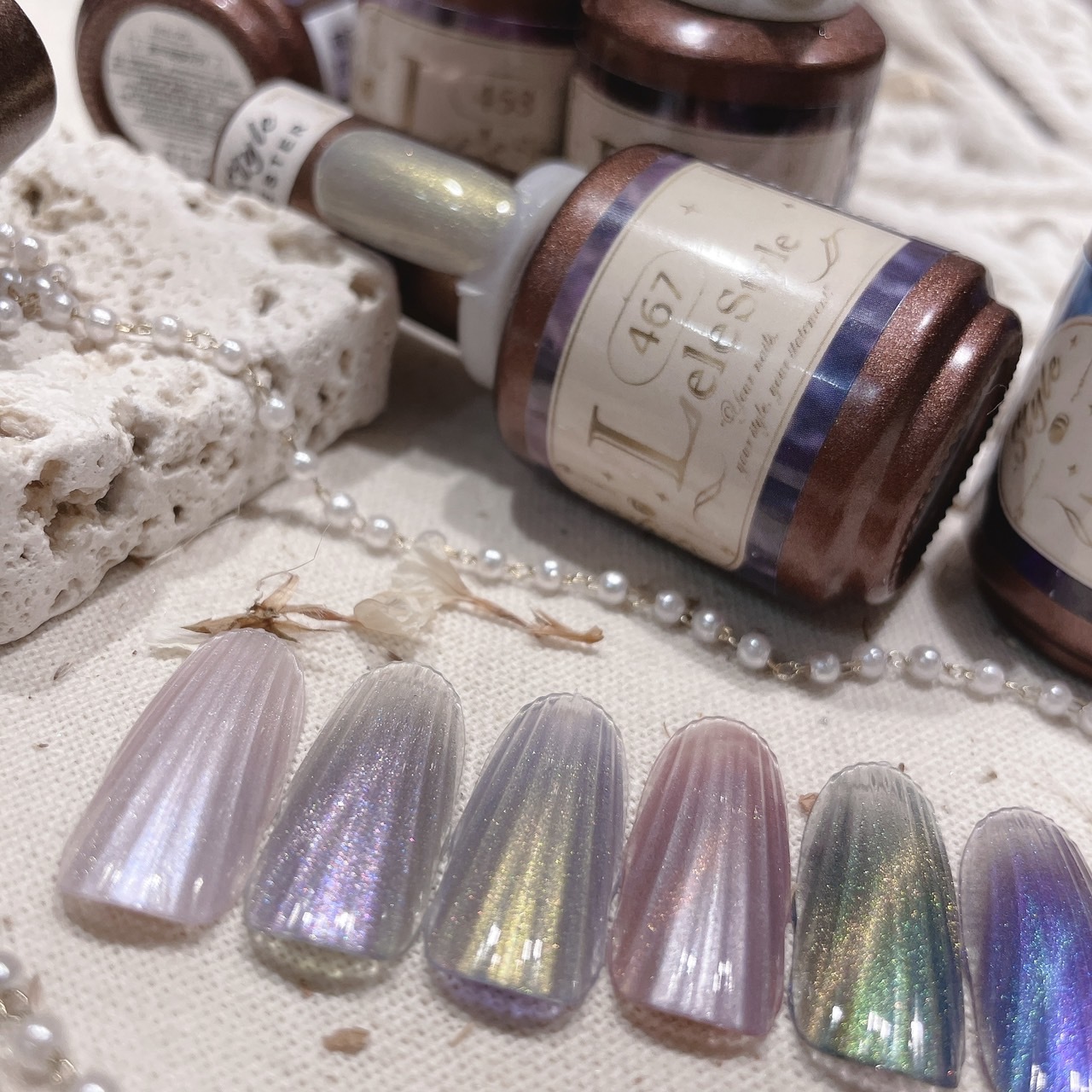 【Lele Style】莉莉膠-珍珠貓眼 465-470