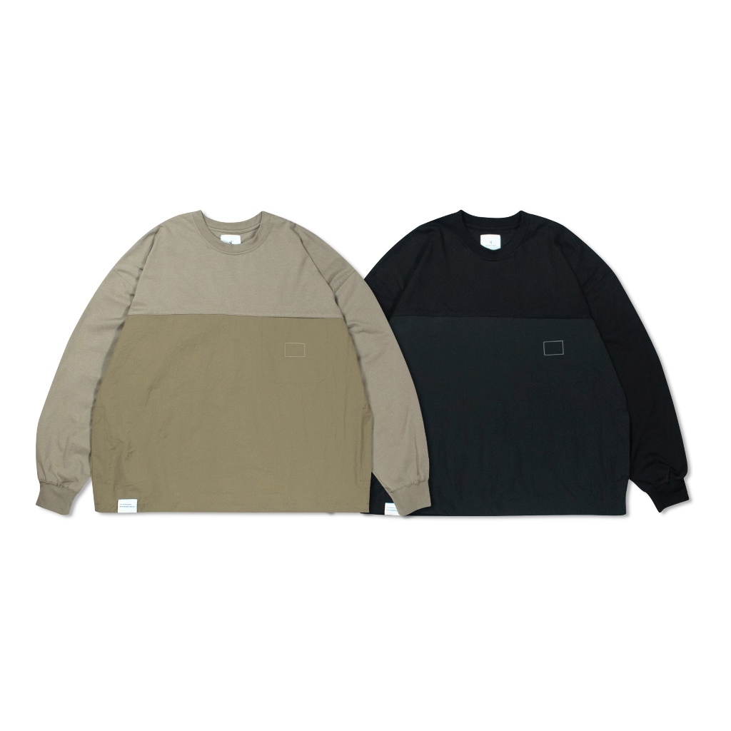 BLACK FLAG Splicing L/S TEE【JBF23T009】