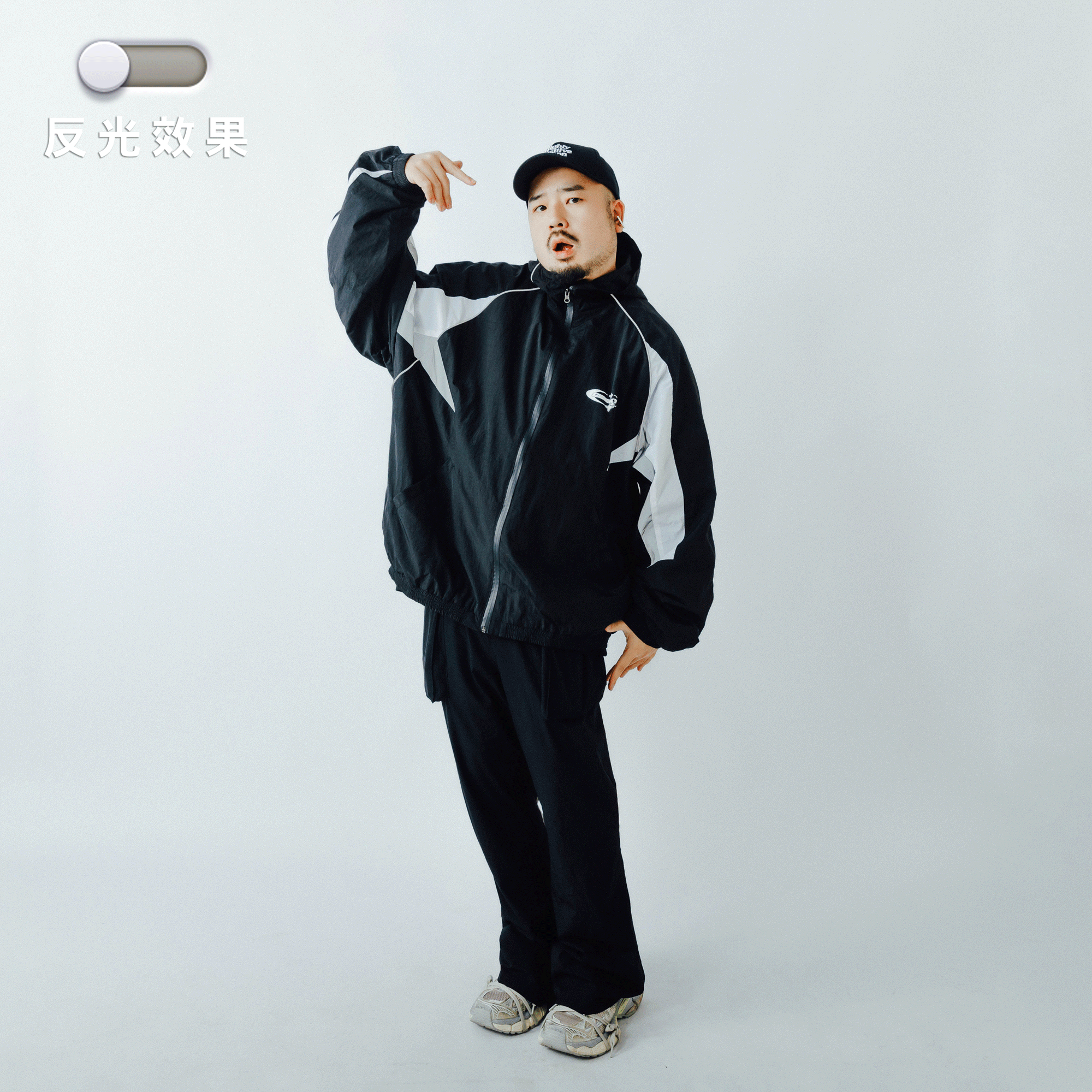 GEEKY Y2K風衣外套-黑