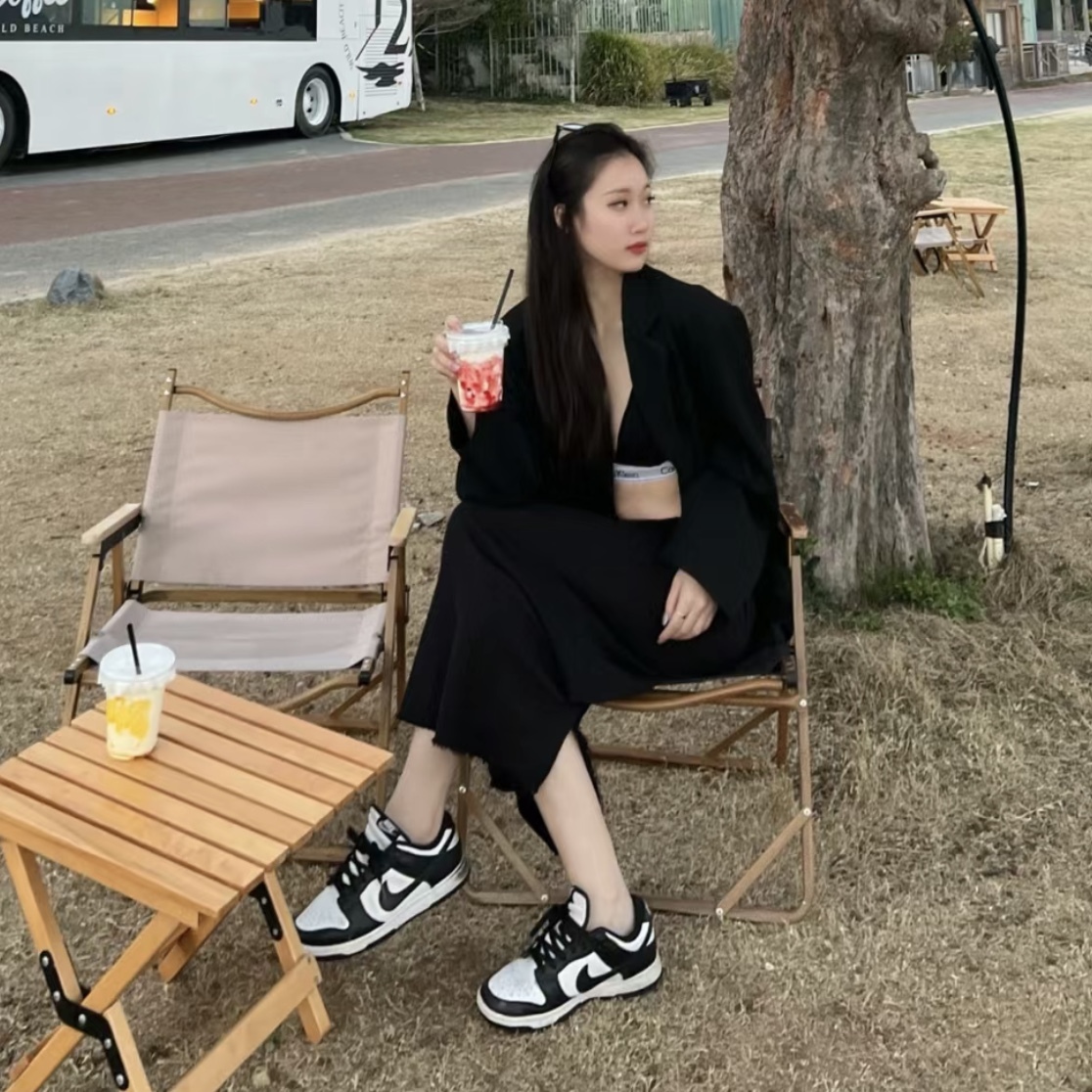 Nike Dunk Low Black 熊貓 黑白 女款 DD1503-101