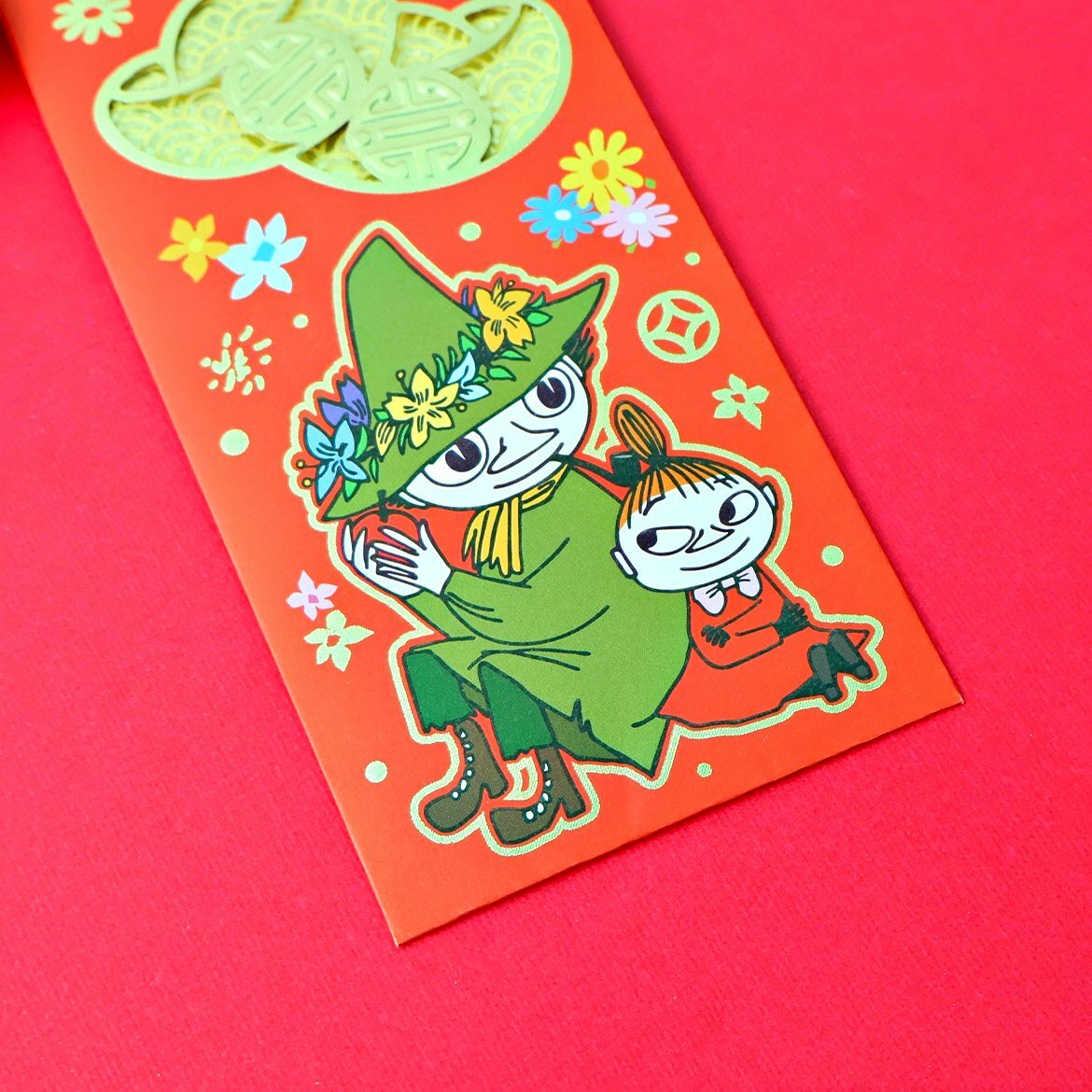 姆明一族 | 利是封套裝 | 通花燙金版 6P