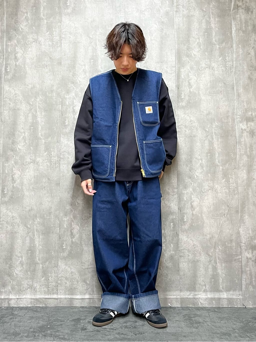 2023AW CARHARTT WIP OG Chore Vest 牛仔水洗丹寧背心現貨I03270
