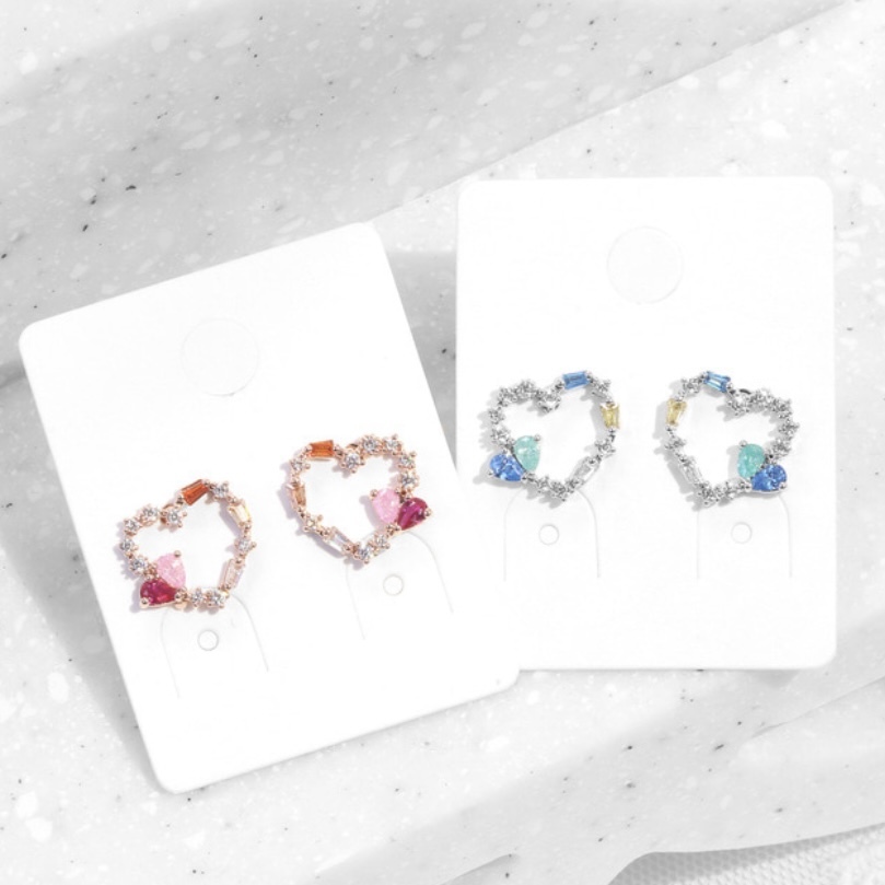 水晶拼色小愛心 #E124