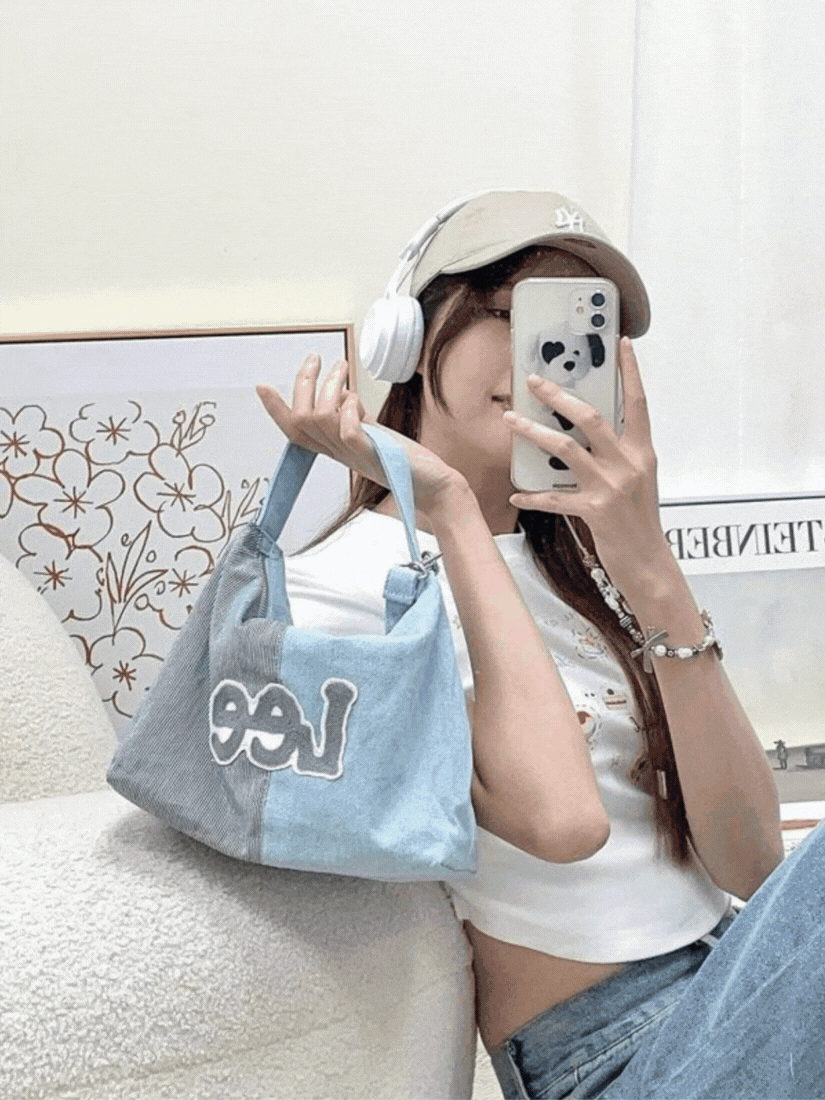 [LEE] Lee Twitch Logo Mini Top Handle Bag