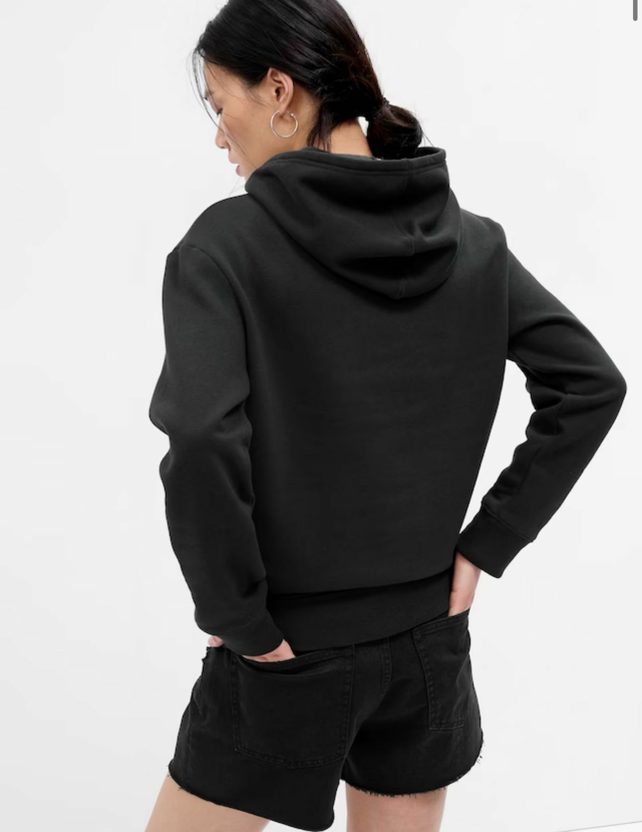 【預購】GAP K011990 LOGO衛衣（黑色）