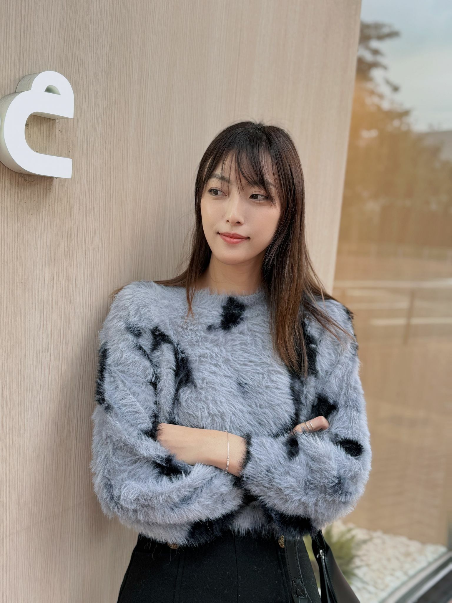 TOP#5662 🤍報紙印墨上衣