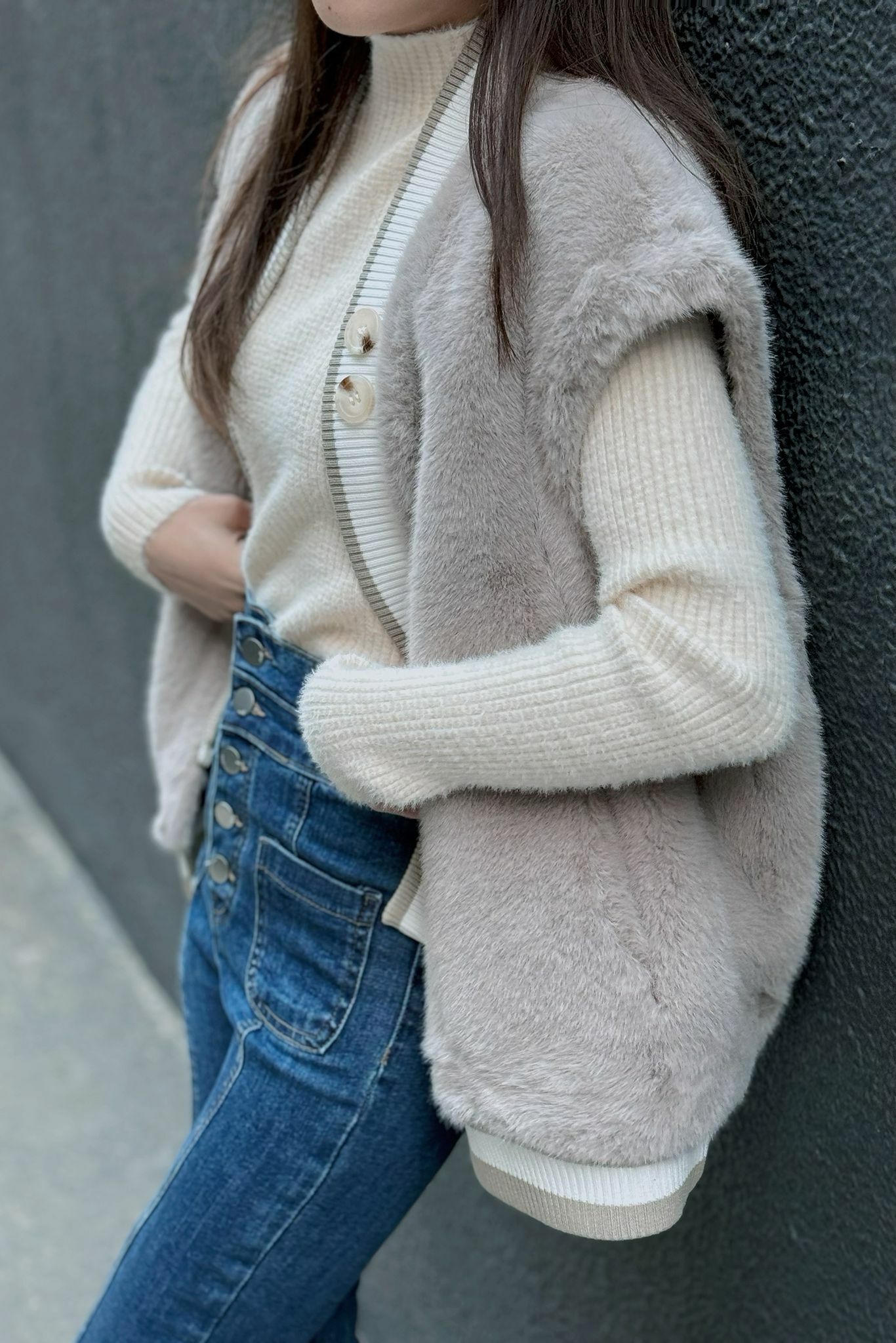 JK#5675 🤍人間兔兔背心