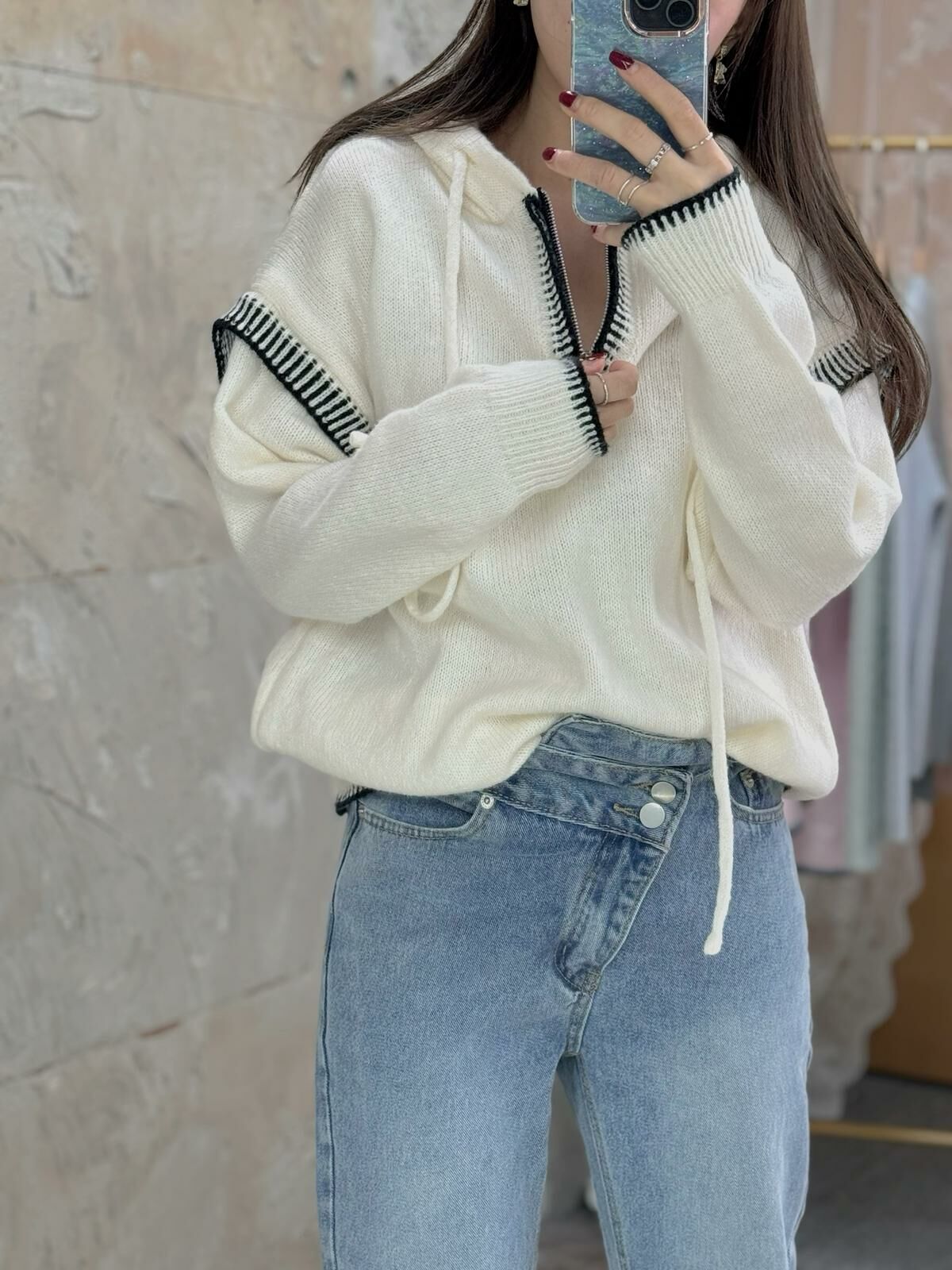 TOP#5663 🤍棒球冷衛衣