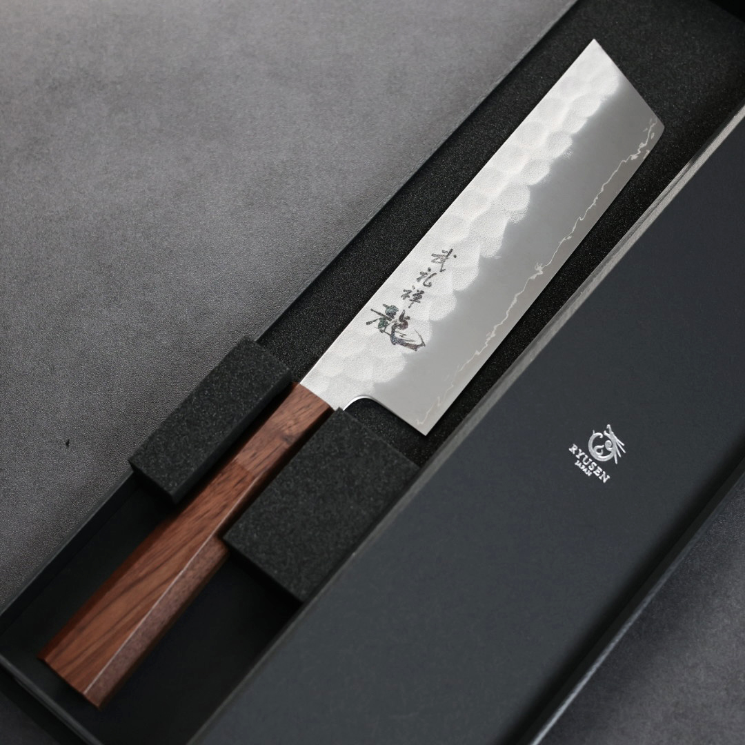 龍泉刃物 武禮禪龍 和 菜切 165mm SG2/本鍛造