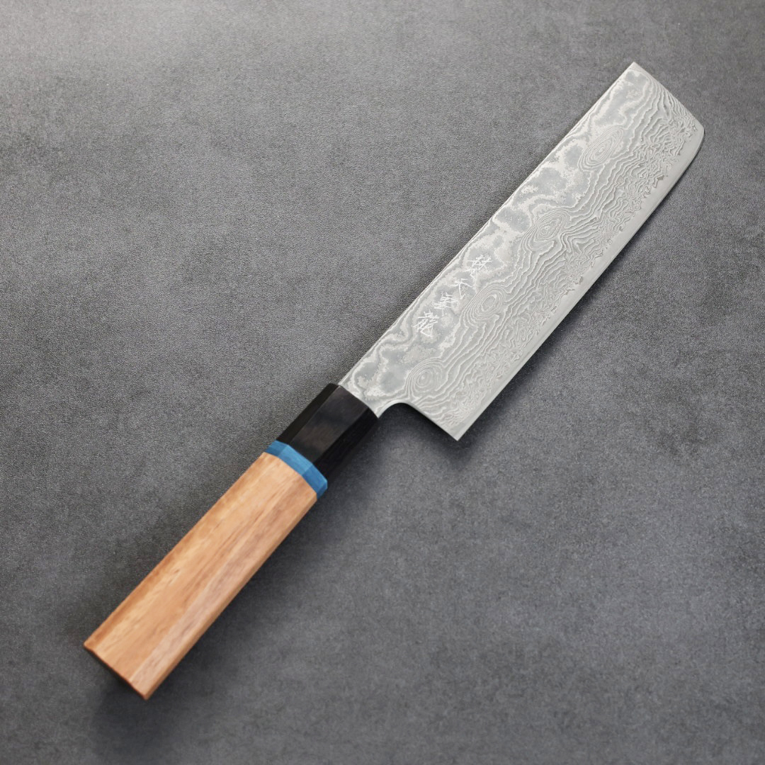 龍泉刃物 梵天雲龍 改 菜切 165mm VG10 63層鎳染大馬士革/本鍛造