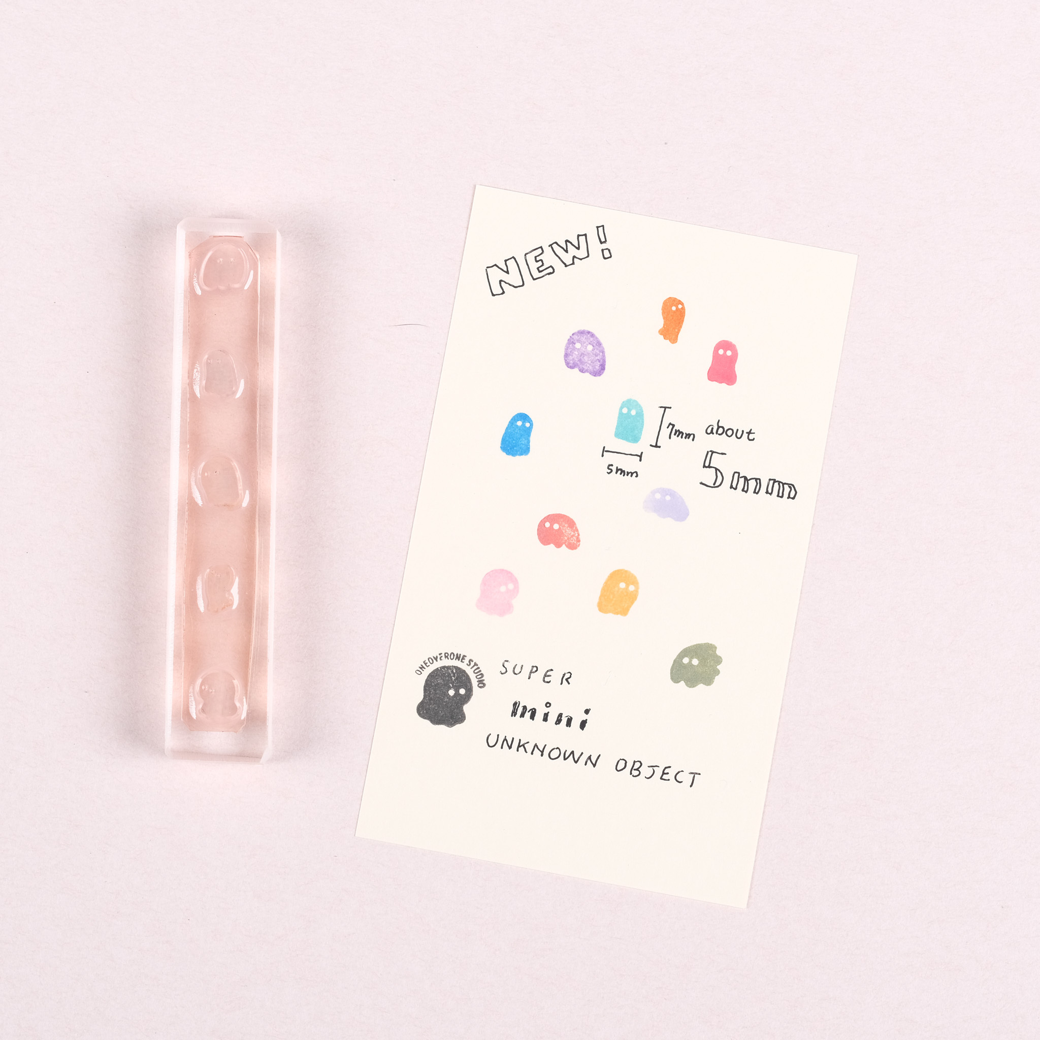 超迷你不明物體棒 膠版印章 / 一分之一工作室 / 台灣