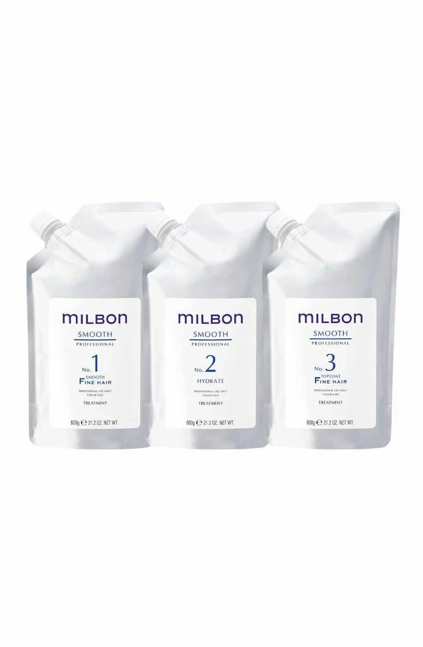 Milbon Smooth Treatment Fine Hair 深層焗油護理套裝-纖幼髮質