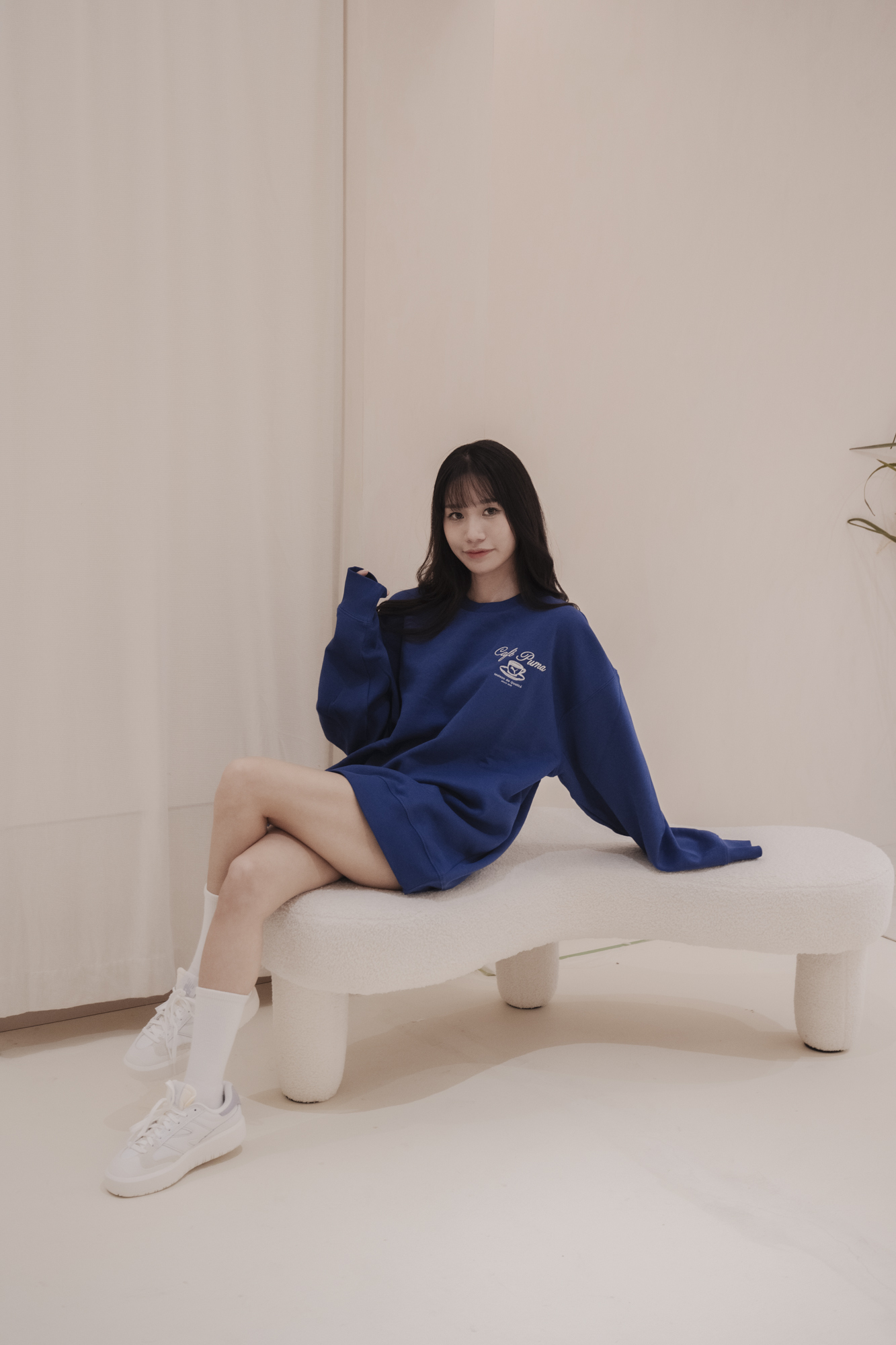 【現貨】PUMA "CAFE PUMA" 大學T 深藍 62524567