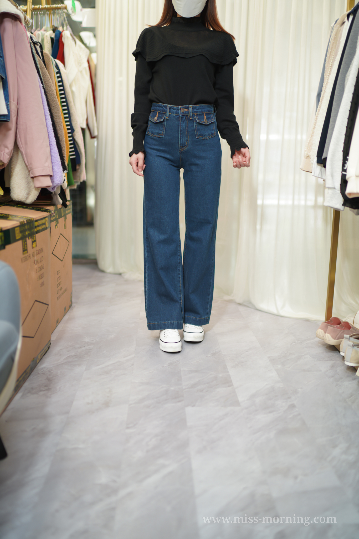 兩袋款牛仔褲(33686)