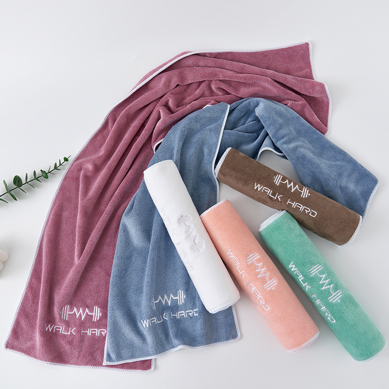 運動健身吸汗大毛巾