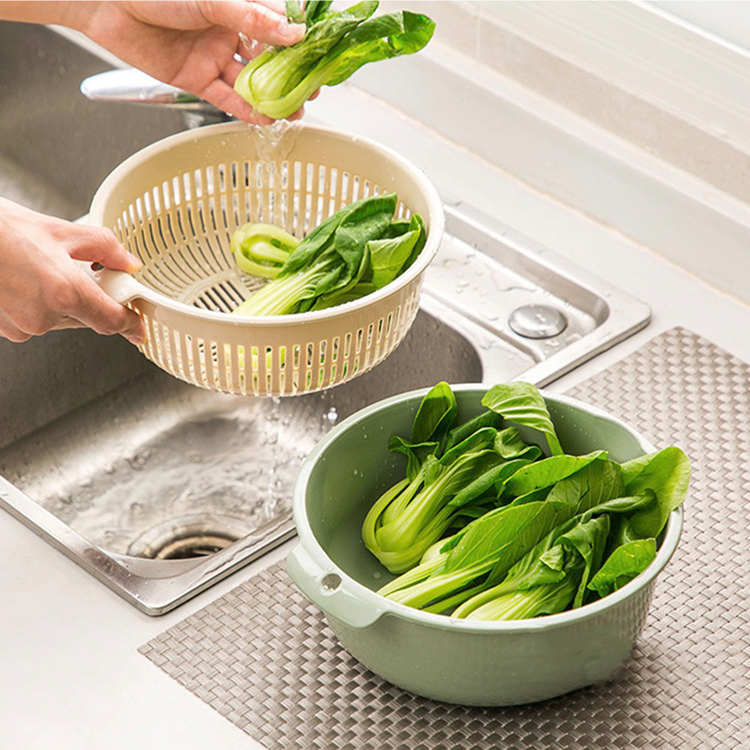 日式瀝水洗菜藍