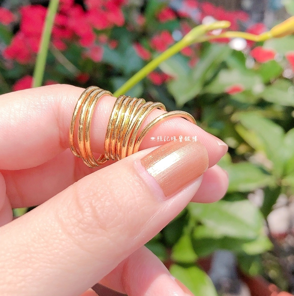 素面光圈經典款 黃金戒指