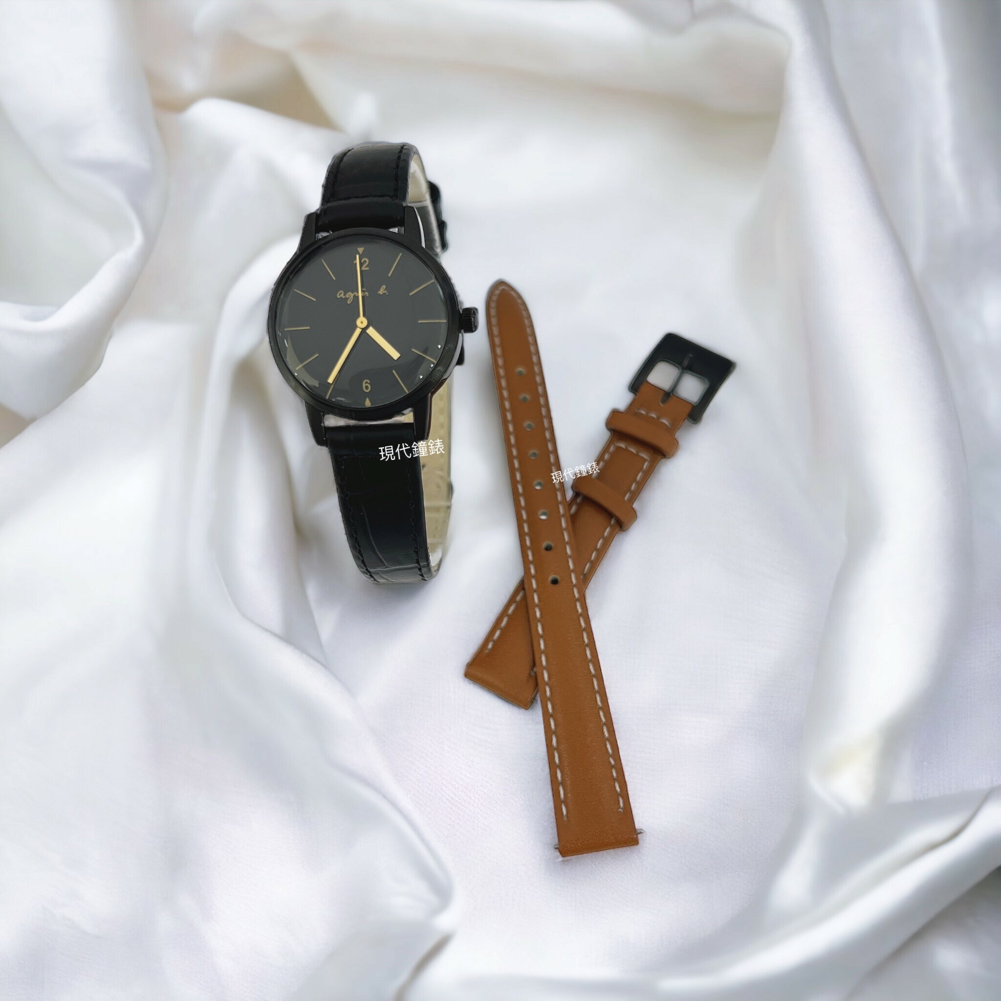 【agnes b.】 迷你簡約淑女款 VJ21-KG40C 26mm  現代鐘錶