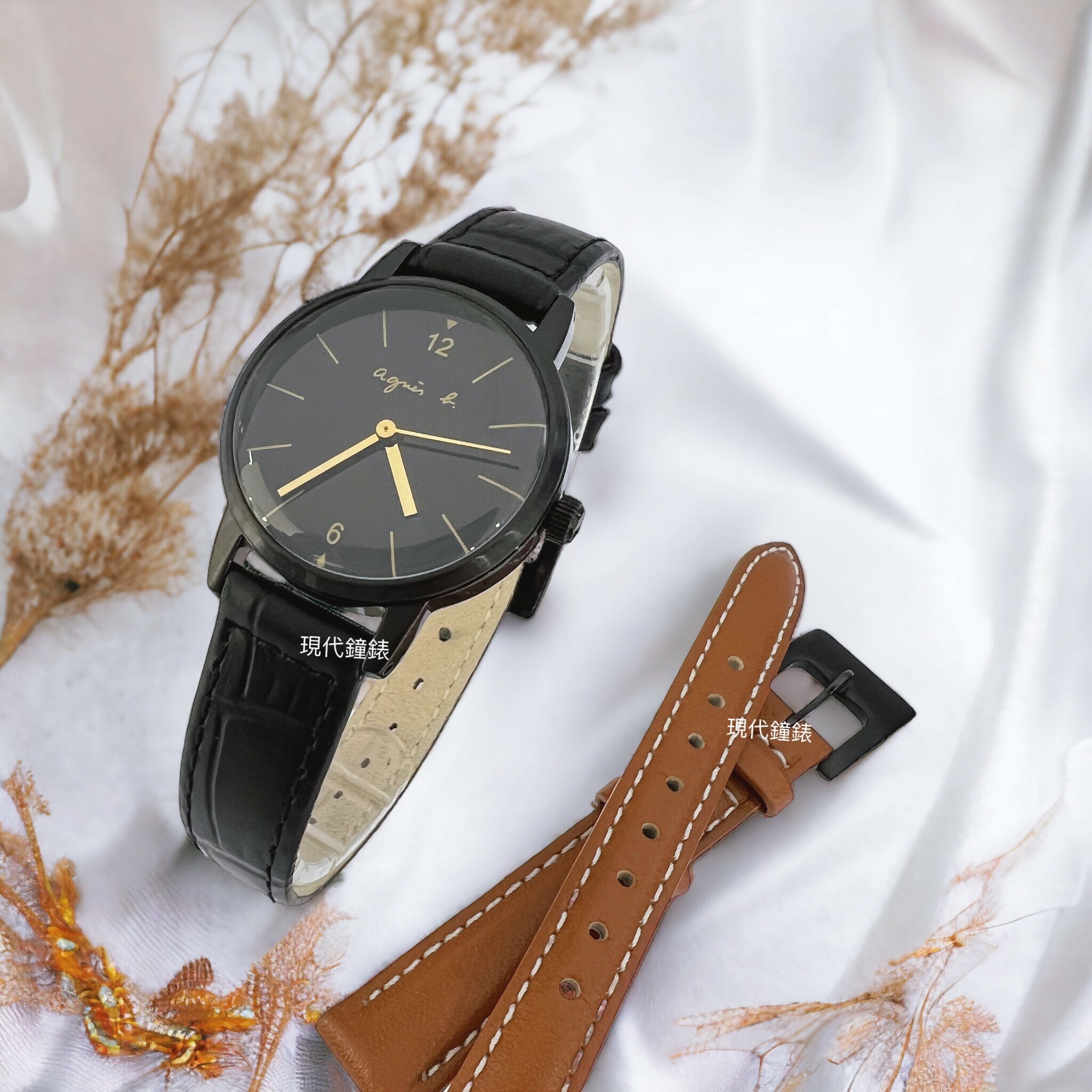 【agnes b.】 迷你簡約淑女款 VJ21-KG40C 26mm  現代鐘錶