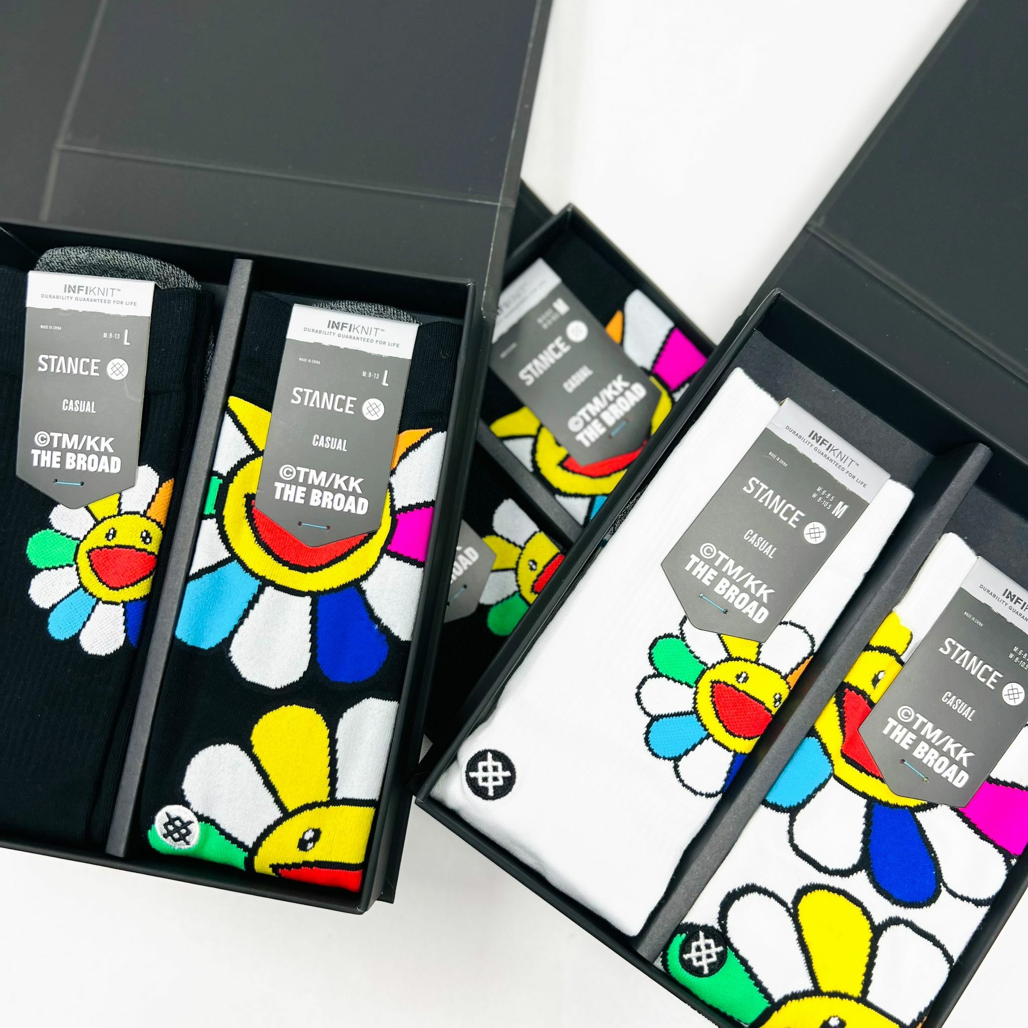 Takashi Murakami Flower Box Set Socks(Set of 2) - White