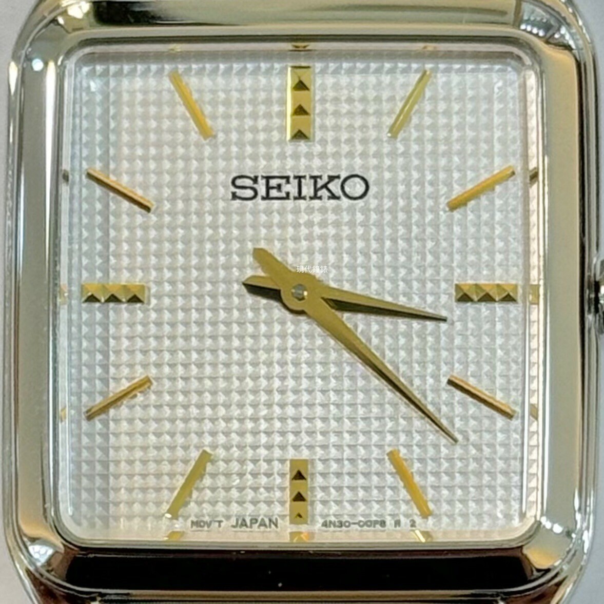 【SEIKO 精工】優雅方形腕錶系列 4N30-00L0P 26mm 現代鐘錶