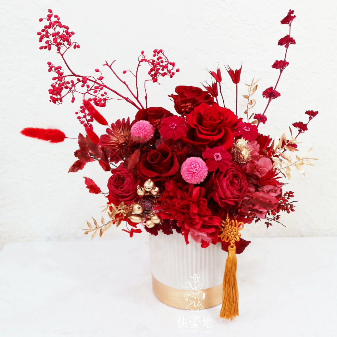 馡紅 I 永生花 ‧ 不凋花  PF23028