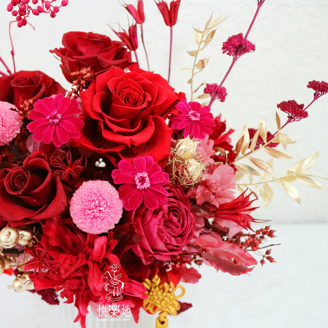 馡紅 I 永生花 ‧ 不凋花  PF23028