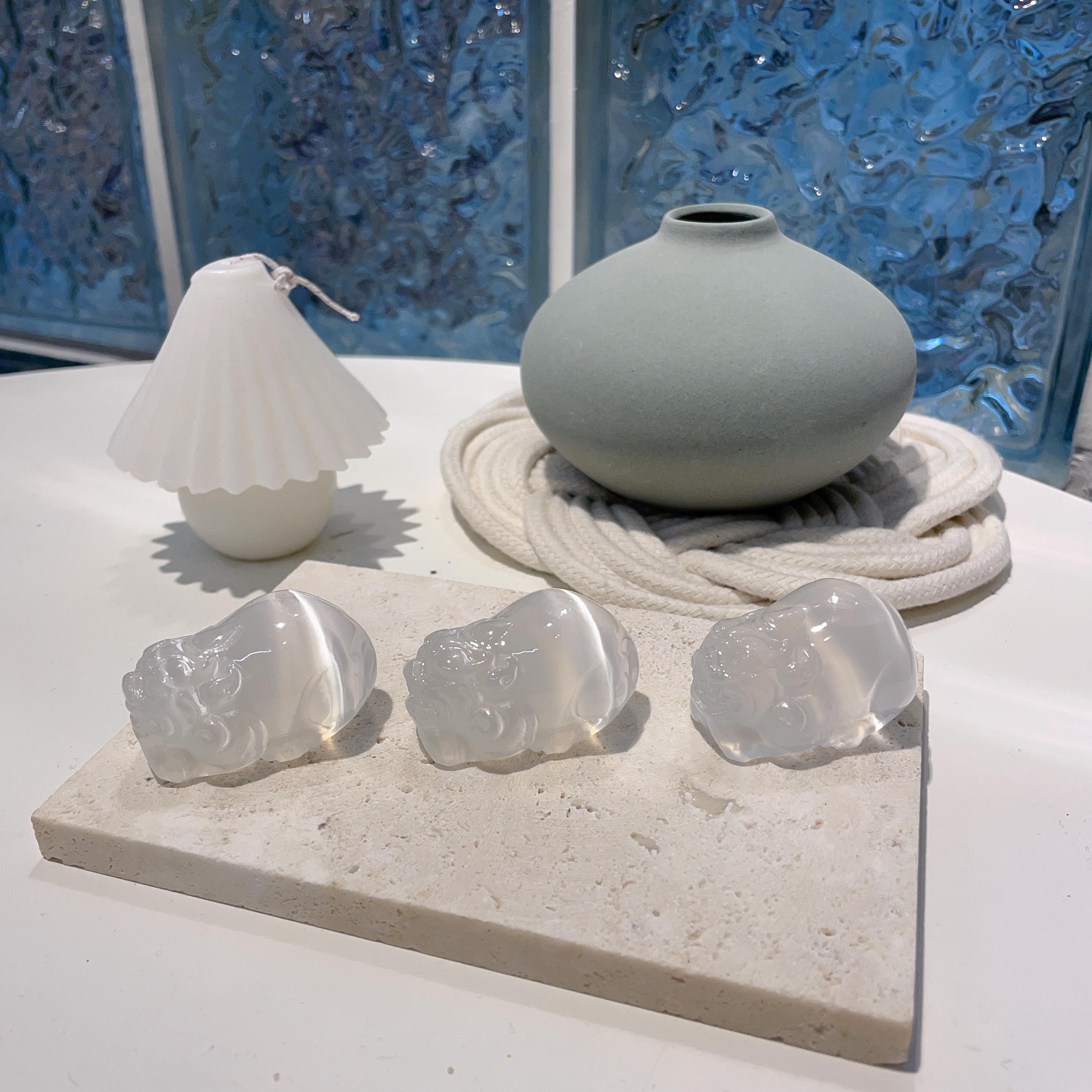 透石膏大屁屁貔貅擺件