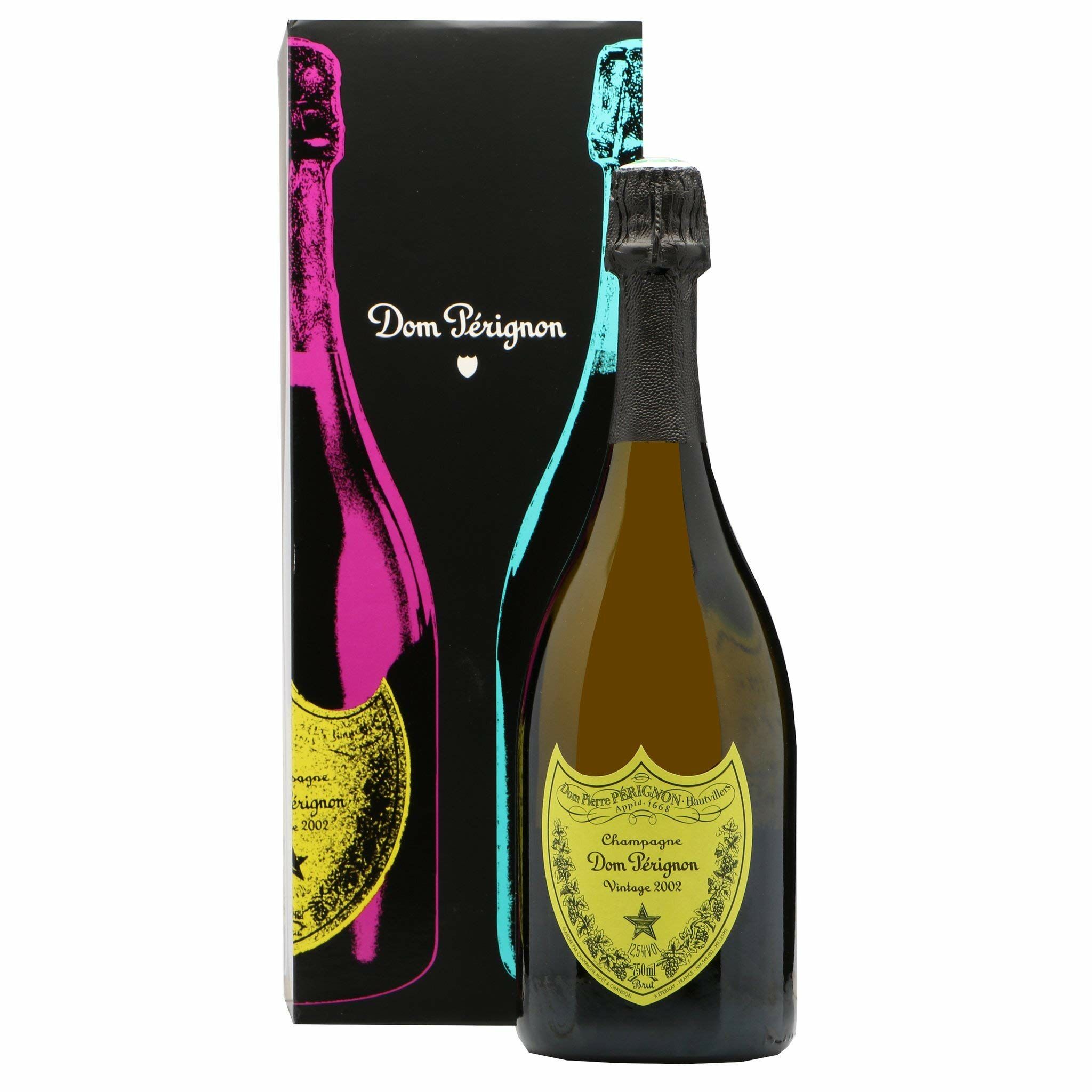 Dom Pérignon Andy Warhol Tribute Collection Vintage 2002 (RP96) (Yellow) (Gift Box)