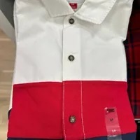 [S] TOMMY HILFIGER OVERFIT COLOR BLOCK LOGO LONG SLEEVE,NAVY MULTI, 78J8887-410 [FINAL SALE] (STH603)