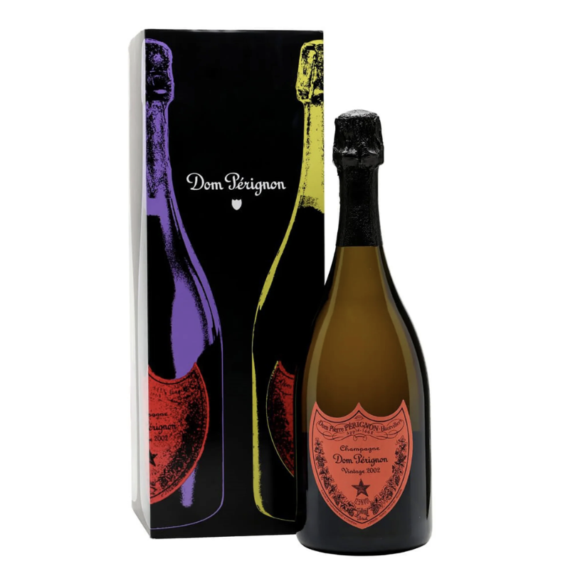 Dom Pérignon Andy Warhol Tribute Collection Vintage 2002 (RP96) (Red) (Gift Box)