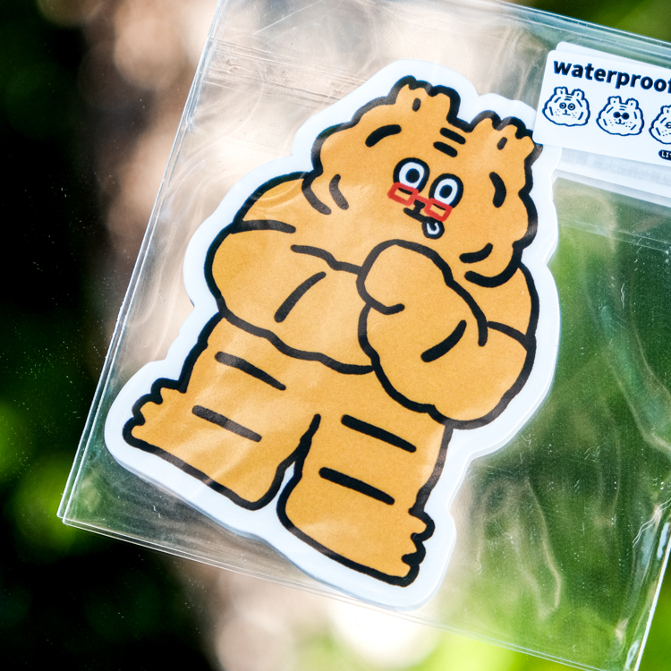 ericoco 小虎day｜防水貼紙｜小虎天蘭