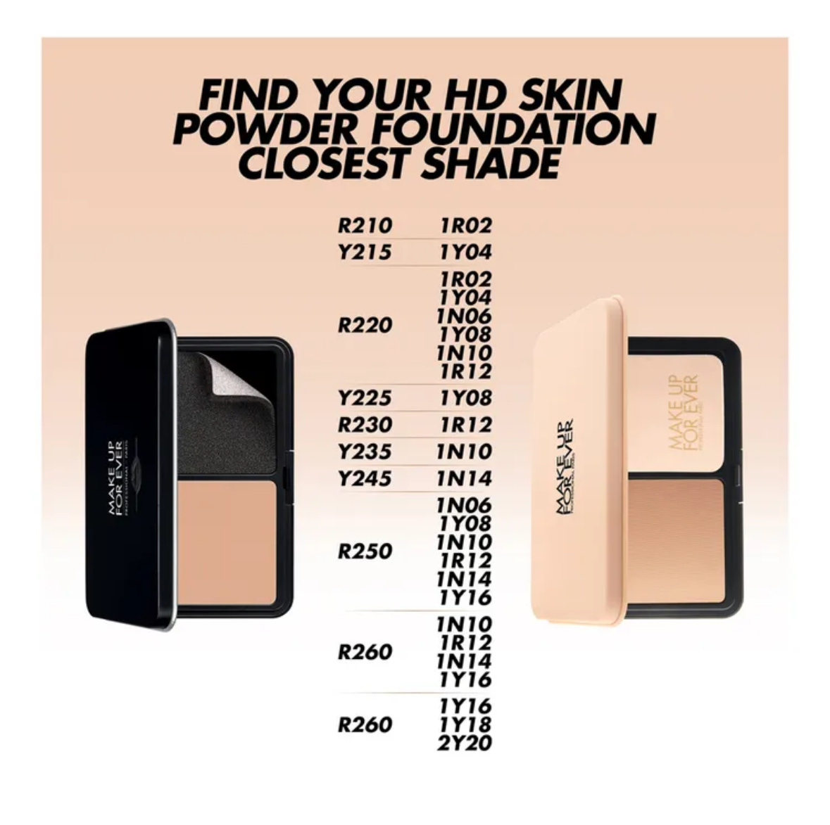 MAKE UP FOR EVER 高清柔霧粉餅 #1R02 #1N06 #1Y04 #1Y08 #1N00 #1N10