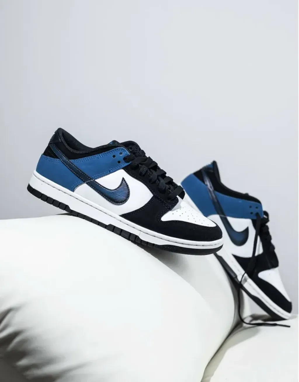 Nike Dunk Low Industrial Blue 噴墨黑藍麂皮男鞋男女尺寸Fd6923-1