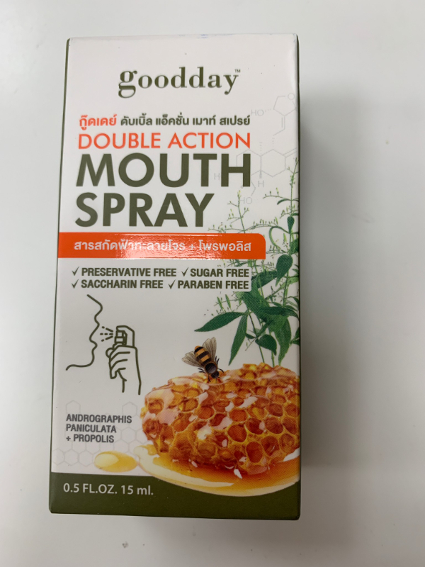 泰國 GOODDAY 蜂膠口腔噴霧 15ml｜日常喉嚨保養 隨身清新噴霧