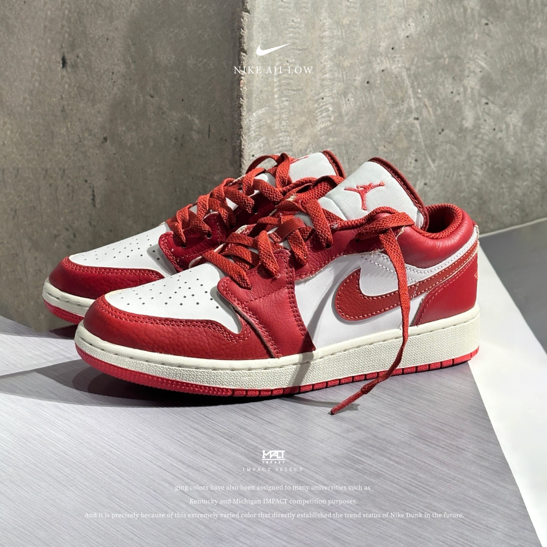 Nike Air Jordan 1 Low 白紅 奶油底 FJ3465-160 / FJ3459-160