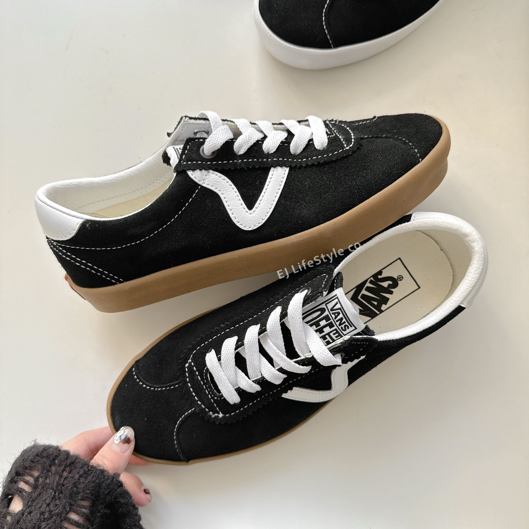 VANS SPORT LOW 黑色 焦糖底  男女鞋 VN000CQRB9M1 / 調貨