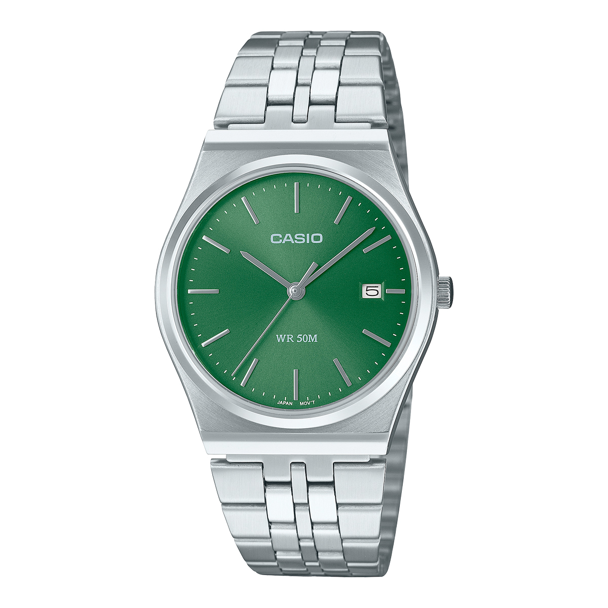 Casio MTP-B145D-3A 35mm Green Dial Quartz Watch