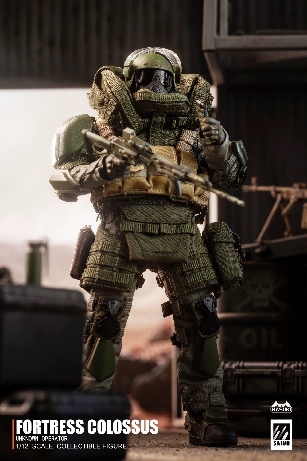 Hasuki 1/12 SALVO Black Ops NO.2 Action Figure (SA02