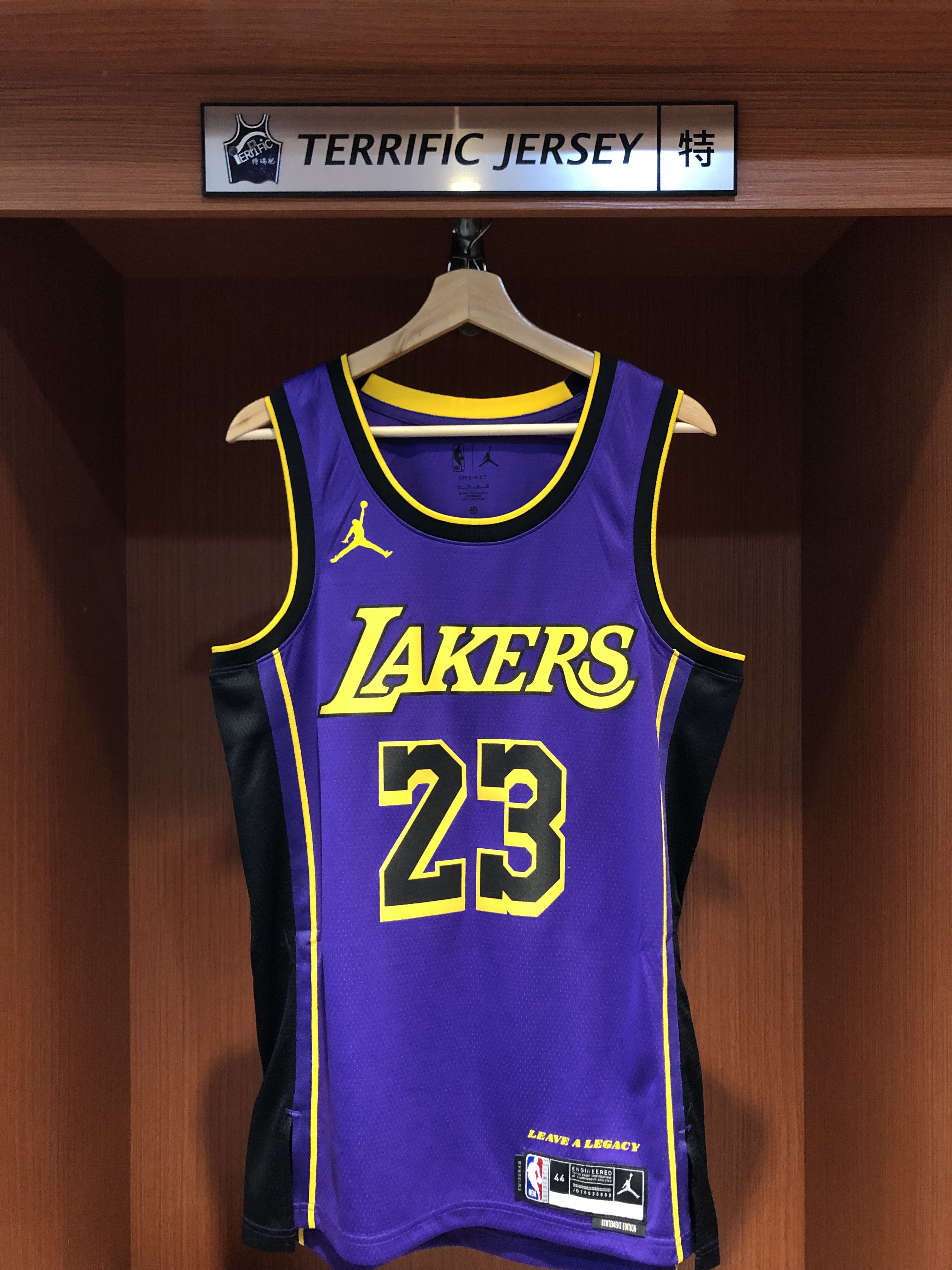 NBA球衣 Lebron James 洛杉磯湖人紫 Statement Jordan Swingman 球迷版 熱轉印 全新