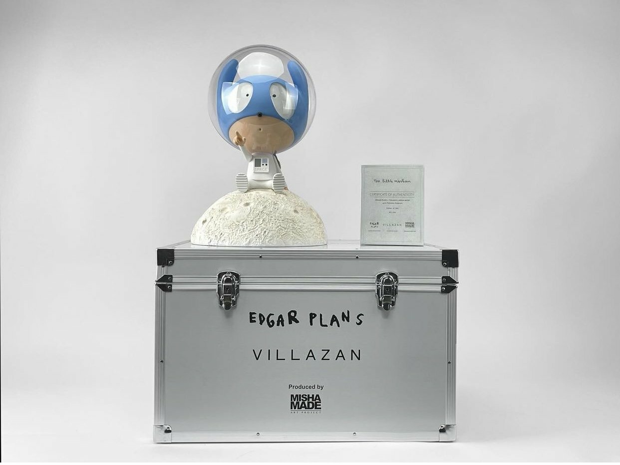 Edgar Plans My Little Martain Sculpture 小小火星人