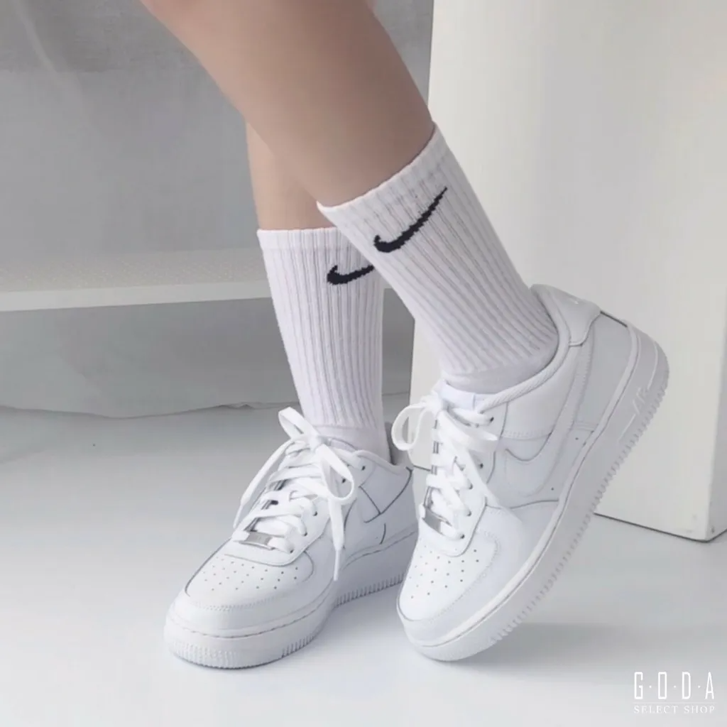 Nike Everyday Lightweight Socks 中筒襪 襪子 長襪 白色 SX7676-100