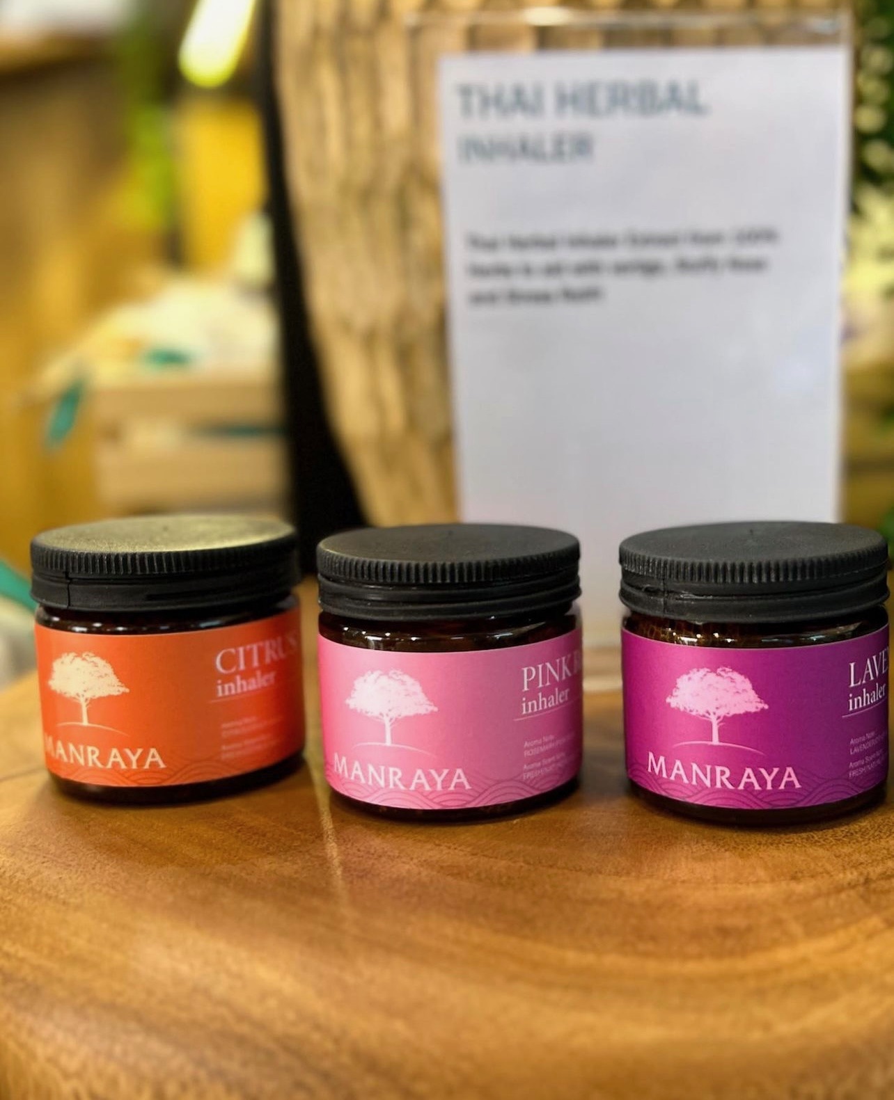 現貨 🇨🇷 泰國 MANRAYA 天然草本香薰配方 吸鼻器（TF475）