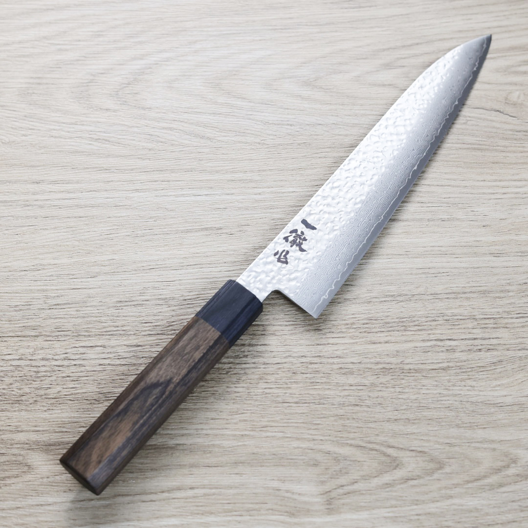 一徹 牛刀 210mm VG10鋼 33層鎚目大馬士革