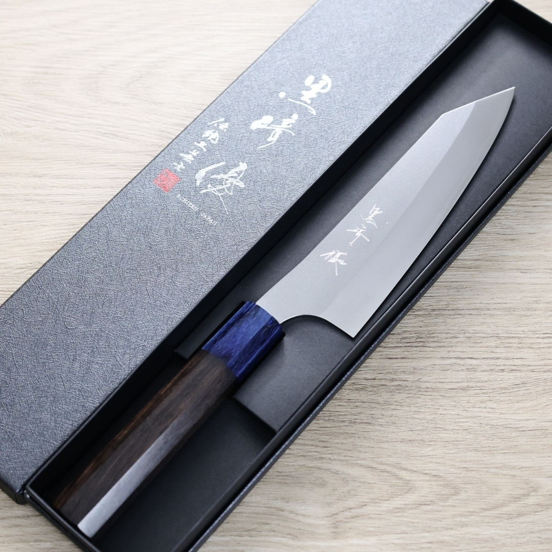 黑崎優 月光 文化刀 170mm VG XEOS鋼/黑檀柄