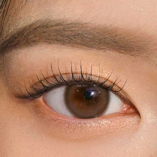 [月拋] Gemhour Lens Number Series 1 Month #001 Brown 月拋隱形眼鏡｜每盒2片