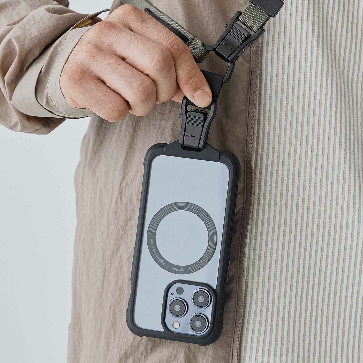 bitplay | MagSafe隨行殼 iPhone15系列 暗夜黑/深灰藍/奶茶【bitplay官方授權經銷】