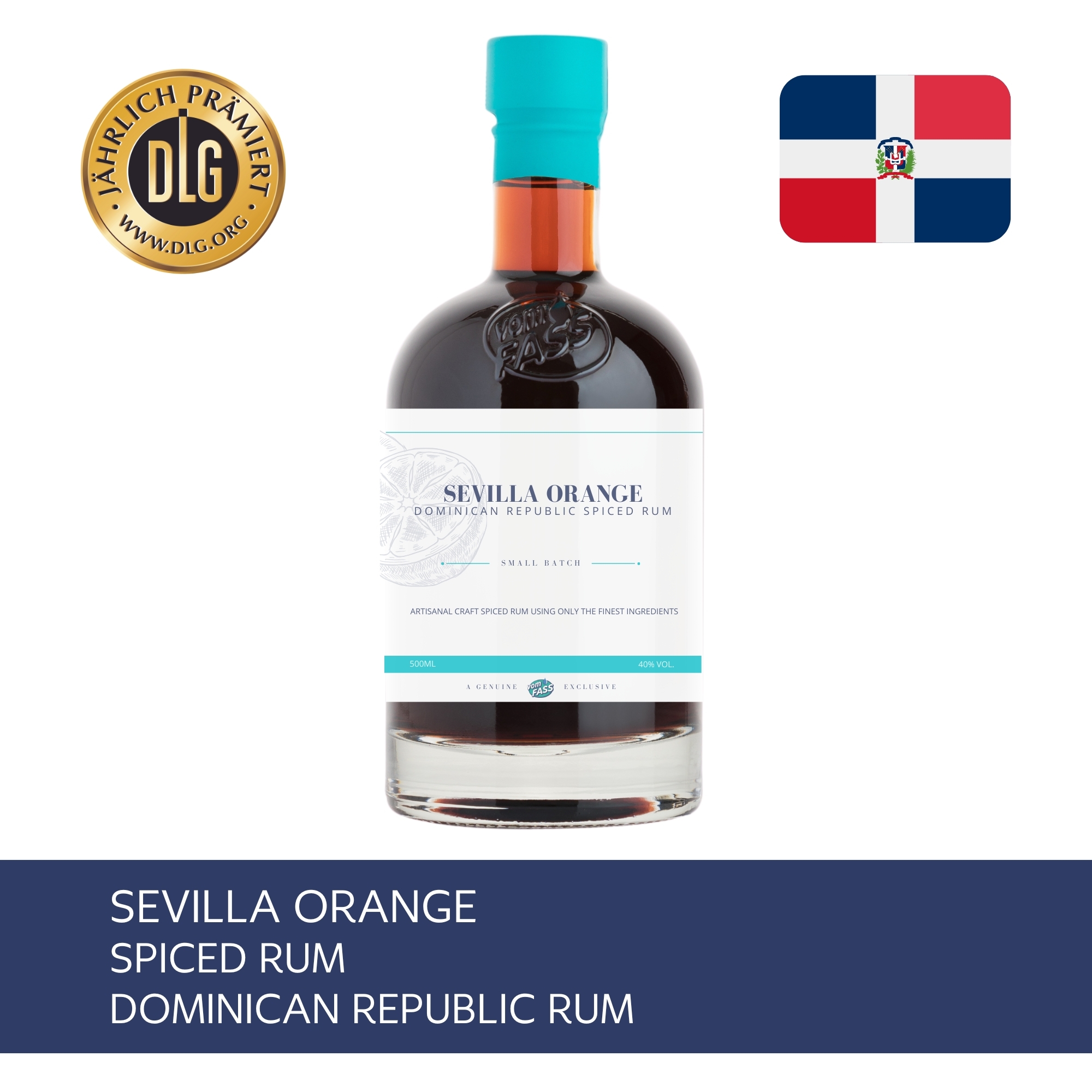 Sevilla Orange, Dominican Republic Spiced Rum