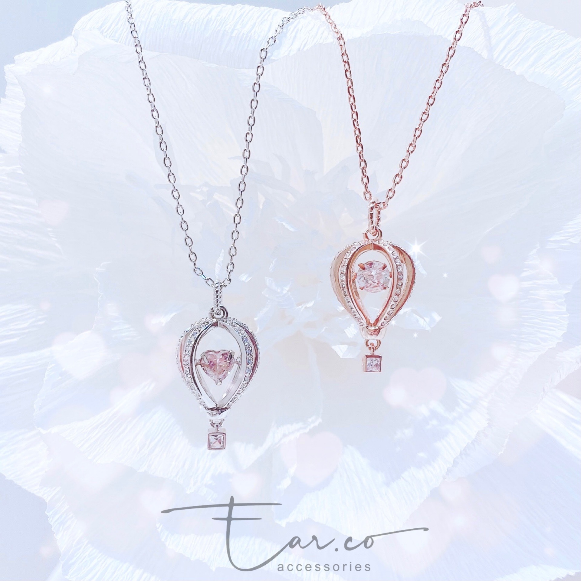 熱氣球Dancing Stone頸鏈 #A853